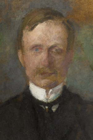 Olga Boznańska (1865 Kraków - 1940 Paryż), Portret Louisa Libaude'a, około 1906-07