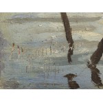 Leon Wyczółkowski (1852 Huta Miastkowska - 1936 Warsaw), Fisherman, 1891