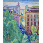 Jozef Pankiewicz (1866 Lublin - 1940 La Ciotat, France), "Houses in Madrid," 1915