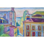 Józef Pankiewicz (1866 Lublin - 1940 La Ciotat, Francja), Domy w Madrycie, 1915