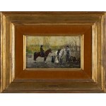 Stanisław Masłowski (1853 Włodawa - 1926 Varsovie), Scène de chasse, 1897