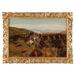 Antoni Piotrowski (1853 Nietulisko Duże near Kunów - 1924 Warsaw), Prince Alexander I Battenberg during the Battle of Slivnica, 1889