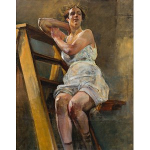 Jacek Malczewski (1854 Radom - 1929 Krakow), Nike, 1920