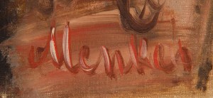 Zygmunt Józef Menkes (1896 Lwów - 1986 Riverdale, USA), Martwa natura z bukietem kwiatów i ptaszkiem, lata 30. XX w.