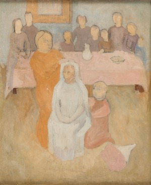 Ludwik Lille (1897 Podwłoczyska nad Zbruczem - 1957 Paryż), Toaleta panny młodej