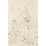 Maurycy Gottlieb (1856 Drohobycz - 1879 Krakov), Saladin a Sittah, z cyklu Mudrc Natan podľa drámy Gottholda Ephraima Lessinga, 1877