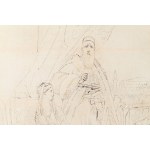 Maurycy Gottlieb (1856 Drohobycz - 1879 Krakov), Saladin a Sittah, z cyklu Mudrc Natan podľa drámy Gottholda Ephraima Lessinga, 1877