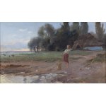 Tadeusz Popiel (1863 Szczucin - 1913 Kraków), Poranek, po/lub 1891