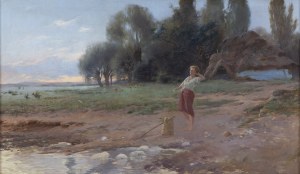 Tadeusz Popiel (1863 Szczucin - 1913 Kraków), Poranek, po/lub 1891