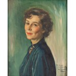 Eliasz Kanarek (1902 - 1969), Portret żony artysty, Marii Kulikowskiej, 1952