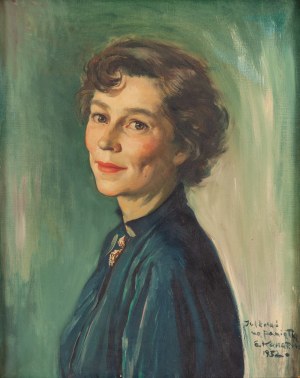 Eliasz Kanarek (1902 - 1969), Portret żony artysty, Marii Kulikowskiej, 1952