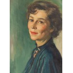 Eliasz Kanarek (1902 - 1969), Portret żony artysty, Marii Kulikowskiej, 1952