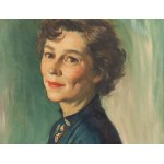 Eliasz Kanarek (1902 - 1969), Portret żony artysty, Marii Kulikowskiej, 1952