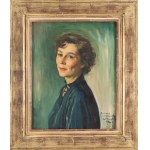 Eliasz Kanarek (1902 - 1969), Portret żony artysty, Marii Kulikowskiej, 1952