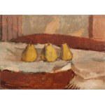 Benn Bencion Rabinowicz (1905 Bialystok - 1989 Paris), Still life with three pears, 1939