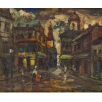 Maurice Vagh-Weinmann (1899 - 1966 ), Uliczka w Dzielnicy Łacińskiej w Paryżu