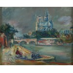 Jacob Zucker (1900 Radom - 1981 New York), View of Notre Dame in Paris