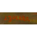 Jakub Zucker (1900 Radom - 1981 New York), Figure against a city background (Old house in Arcueil)