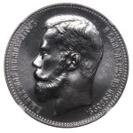 Russian Empire, 37,5 Roubles/100 Francs, 1902 (1990) year, Restrike, NGC, MS 69