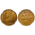 Lithuania, 50 Centu, 1925 year, NGC, MS 62
