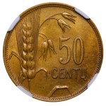 Lithuania, 50 Centu, 1925 year, NGC, MS 62