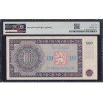 Czechoslovakia, 1000 Korun, 1945, Gem UNC 66 EPQ, SPECIMEN