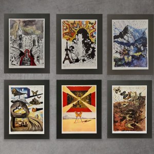 Salvador DALI (1904-1989) Suite Papillon (Motýlí cyklus pro turisty),1969