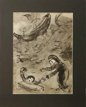 Marc Chagall (1887-1985 ), Landolfe czyli nieoczekiwany los (Landolfe ou La Fortune Imprevue) 1950