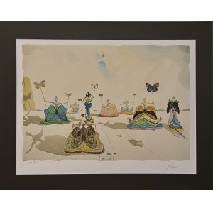 Salvador DALI (1904-1989) Les Femmes aux Papillons (Women with Butterflies) 1990s. (1953)