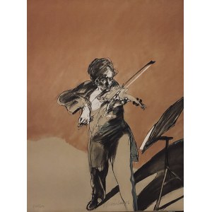 Claude WEISBUCH (1927-2014), Fiddler, 1977
