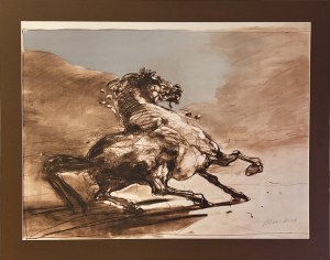 Claude WEISBUCH (1927-2014), Dzikość konia,1973