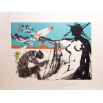 Salvador Dali (1904 - 1989), Peace in Vietnam Suite, 1973. set of 4 lithographs.