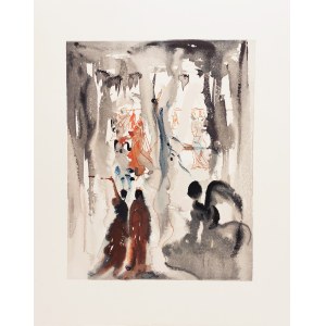 Salvador Dalí (1904 - 1989), from the Dante series, Divine Comedy, Paradise, 1963.