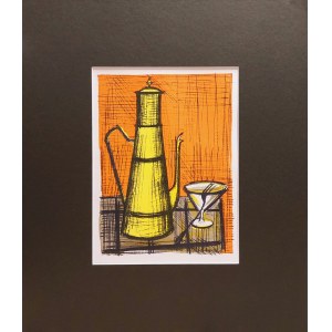 Bernard BUFFET (1928-1999), Cafetière Jaune z cyklu Nature Morte