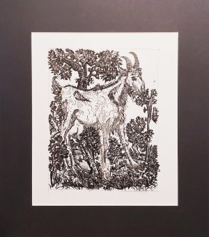 Pablo Picasso (1881-1973), 'Le Chèvre'' z cyklu 31 rycin do tekstów Buffona