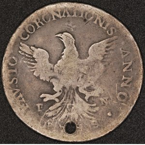 Taliansko. Palermo 1735 4 Tari Carlo Di Borbone Striebro