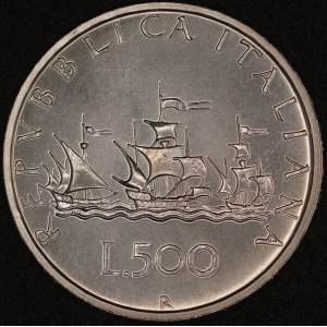Italy. 2000 500 Lire Silver