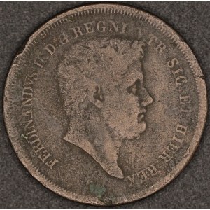 Taliansko. Neapol 1840 10 Tornesi Ferd. Zriedkavé