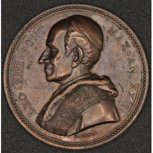Vatican. 1897 Léon XIII Bronze