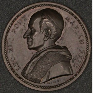 Vatican. 1900 Leo XIII Bronze