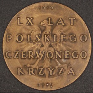 Poland. Medal Bronze / Base Metal After World War 2 - 1979 Red Cross