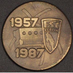 Poland. Medal Bronze / Base Metal After World War 2 - 1987 Lublin FSC