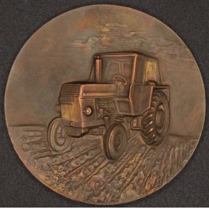 Poland. Medal Bronze / Base Metal After World War 2 - Tractor