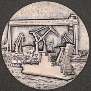 Poland. Medal Bronze / Base Metal After World War 2 - Port of Gdynia