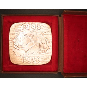 Poland. Medal Bronze / Base Metal After World War 2 - 1970 Standar Ludu