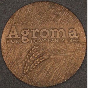 Poland. Medal Bronze / Base Metal After World War 2 - Agroma 1949