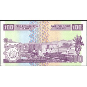 Burundi. 2024 100 Francs - Radar Serial Number 634436
