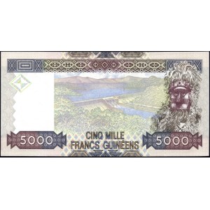 Guinea. 2012 5000 Francs