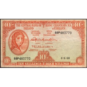Ireland. 1968 10 Shillings