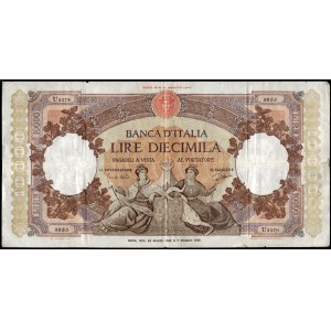 Italy. 1962 10000 Lire Large Type Prefix U2378